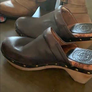 Buckle boots and a pair of Buckle clogs!